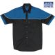 Javlin 2 Tone Racing Shirt 5041 Black/Royal Size 2XL