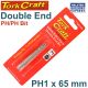 Tork Craft Extra Hard Double End Bit PH1x65mm