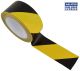Sello Floor Marking Tape Black+Yellow 48mmx33m