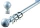 Decor Depot Expanding Steel Rod 16-19mm Silver Rings