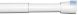 Decor Depot Tension Rod White 19-22mm 1.2-2.1m