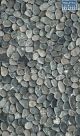 Tile Mosaic Charcoal H/Round Pebble 300X300 SIM02004