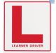 Autogear Red Learner On White Background Sticker