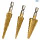 Tork Craft Step Drill Bit Set 3pc Blister