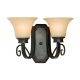 Radiant Firl Wall Light A.Bronze / Cream 2 Light RW130