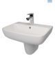 Lecico Basin with Pedestal Comfort H-Line Square 55cm