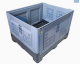 HDPE Plastic Collapsible Crates Gray HT20200401