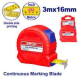 EMTOP Tape Measure Steel 3m EMTP3316