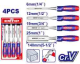 EMTOP Wood Chisel Set 4Pce 6-25mm EWCT0401