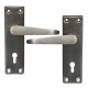 Gelmar Door Set Brushed Satin Nickel 150mm 8605