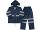 Paramount Rainsuit Reflective 2pc 6145 Poly/PVC Navy Size L