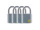 Yale Padlock 50mm Chrome Quad