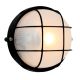 Eurolux Bulkhead Round Small c/w Grid Black B53B