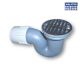 P Trap Shower PVC 50mm CP Round Grid W044