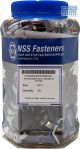 NSS Roof Washer Bonded 6.0 x 19mm Epdm Z/P Qty450 Jar