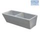 Wash Tub Double Concrete