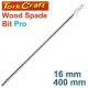 Tork Craft Wood Spade Bit Pro Series 16mm x 400mm