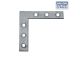 Gelmar Corner Brace Flat Zn 75x75 4381