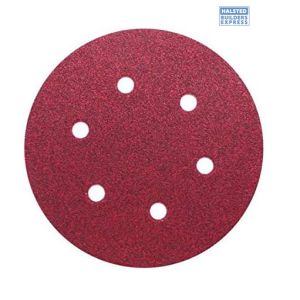 Klingspor Sanding Disc Velcro 150mm 6 Hole 60 Grit PS22k