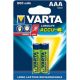 Varta Batteries Long Life Rechargeable AAA 2 pack