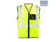 Dromex Reflective Vest ID Pouch Lime X Large