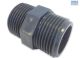 PVC PN16 Nipple PVC Threaded Male 1 1/4in