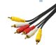 Eurolux Audio/Visual Cable 3M 3RCA To 3RCA TA48