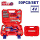 EMTOP Tool Set 50Pce Incl Cordless Screwdriver EEDK05001