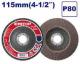 EMTOP Flap Disc 115mm P80 EFDS1155
