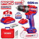 EMTOP Cordless Impact Drill 13mm 66Nm 2xBatt ECIDL20668