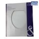 Toilet Seat White MDF St Leger