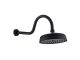 Bijiou Shower Rose inc Arm La Pucelle Black 200mm BIJ21121